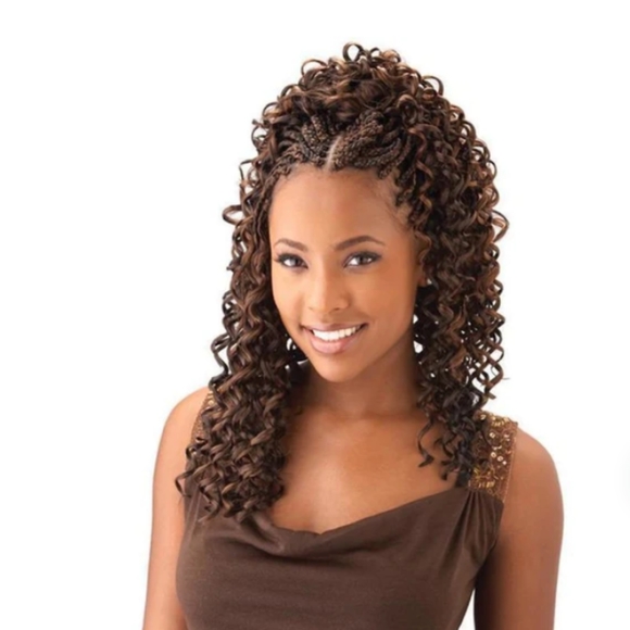 FreeTress Shake N Go Synthetic Hair Crochet Braids 6 New Packs 26" in TT27 & 27 - Picture 2 of 3